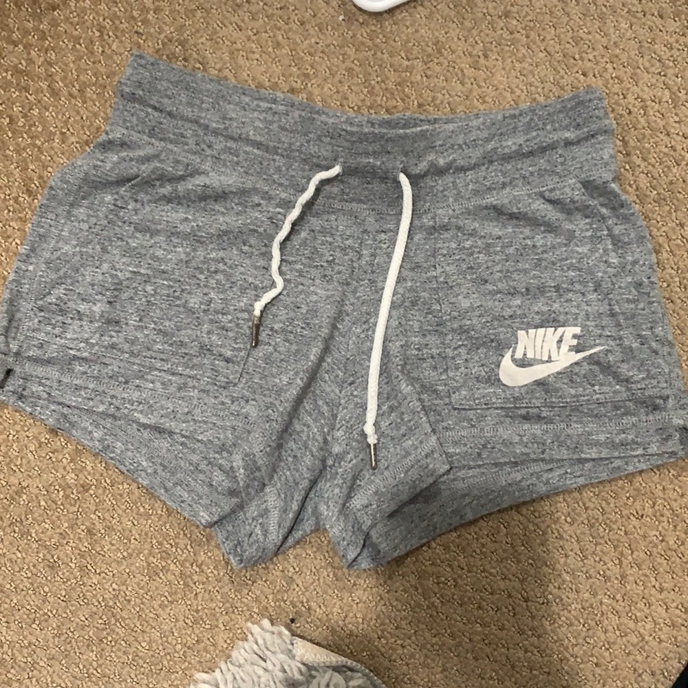 Grey Nike lounge shorts